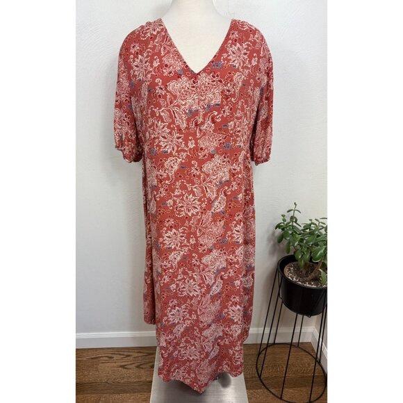 Maurices Womens Asymmetrical Hem Floral Maxi Dress Size XXL Boho Festival Soft - Picture 1 of 15